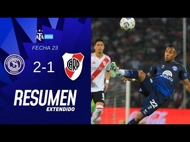 Independiente Rivadavia 2 vs 1 River Plate | #TorneoBetano | Resumen Extendido | Fecha 23