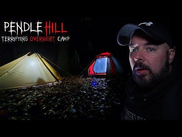 We Spent the Night Haunted Camping at PENDLE HILL!!