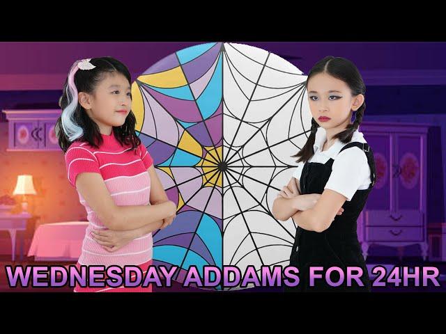 Living like WEDNESDAY ADDAMS for 24 hours w/ Gwen Kate Faye