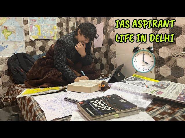 MY 4:00 AM WINTER MORNING STUDY ROUTINE FOR UPSC 2025*A DAY IN LIFE OF A UPSC ASPIRANT IN DELHI