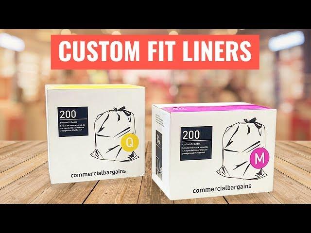 Custom Fit Liners | Perfect Fit | Simplehuman Alternative - Commercial Bargains Inc.