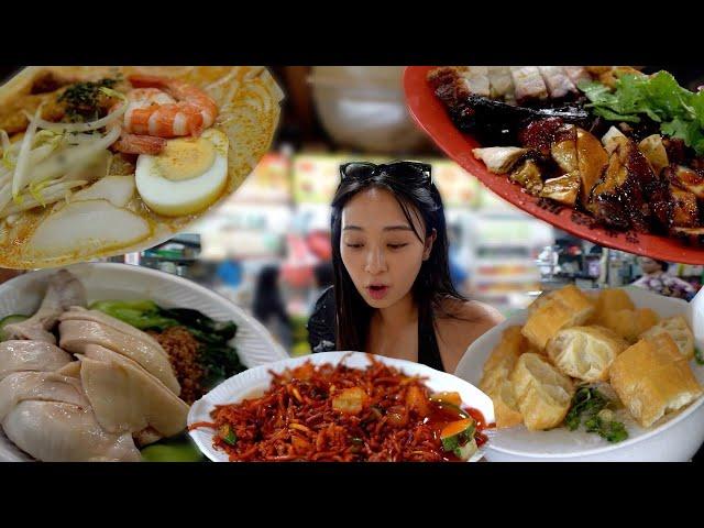 SINGAPORE's BEST HAWKER STREET FOOD for 24 hours