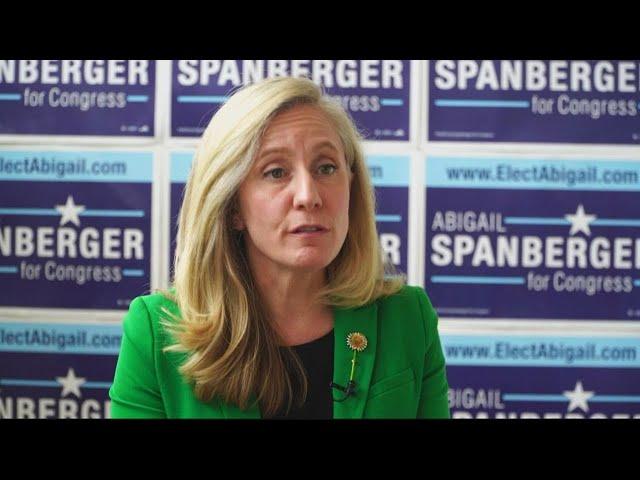 Rep. Abigail Spanberger says challenges related to the economy represent the most pressing issue for