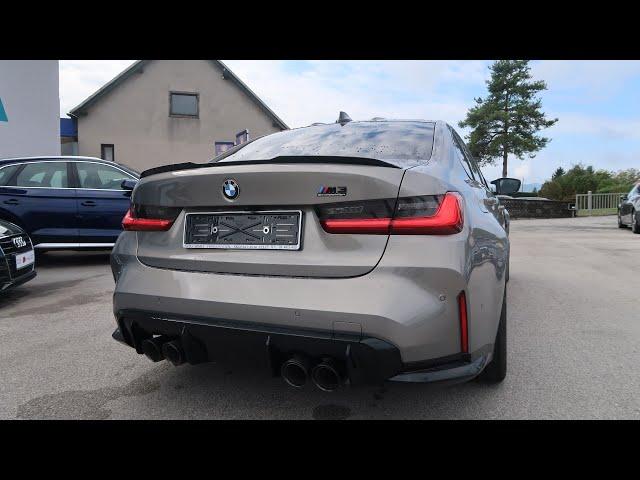 2021 BMW M3 Competition EXHAUST sound and revs by Supergimm