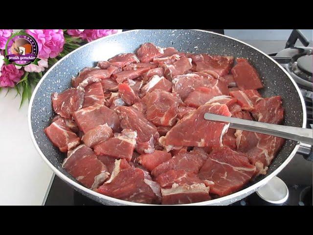 The secret to softening tough meat in 5 minutes!  POTATOES AND MEAT! The result is AMAZING.