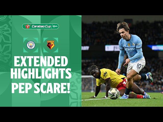 PEP SCARE! | Manchester City v Watford extended highlights