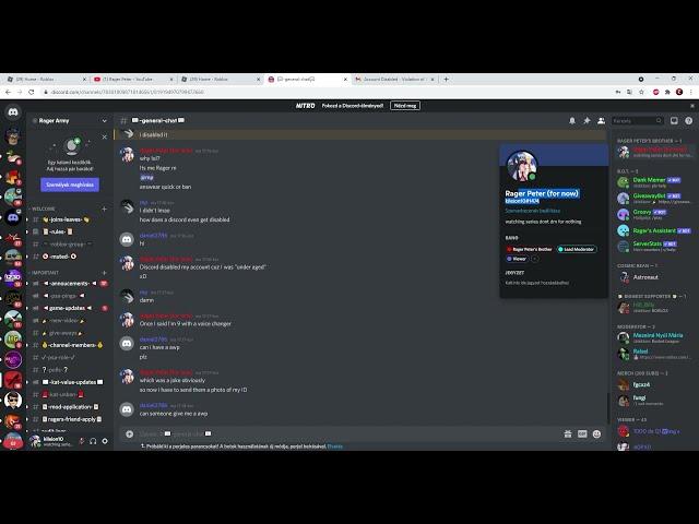 My Discord Account Got Dissabled!(xD)