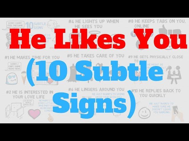 10 Subtle Signs He Likes You More Than A Friend