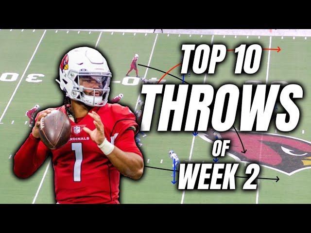 Top 10 Throws of Week 2 (The Kyler Murray Show)