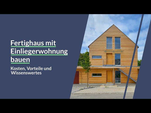 Fertighaus mit Einliegerwohnung