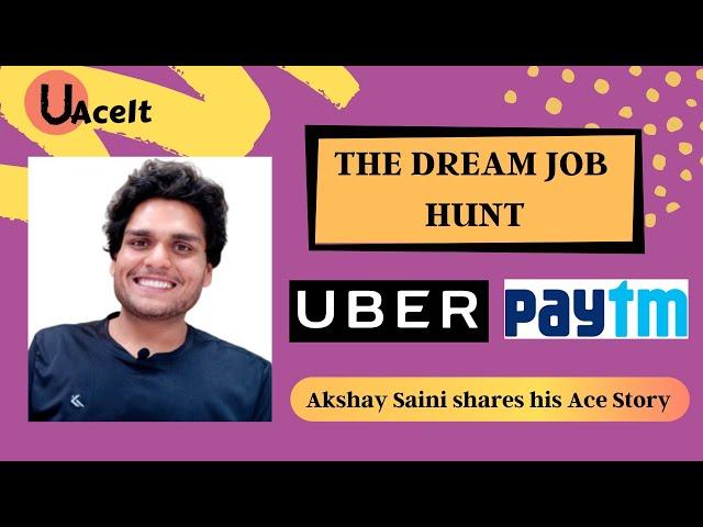 The Dream Job Hunt| Acing interviews | Akshay's Ace Story |