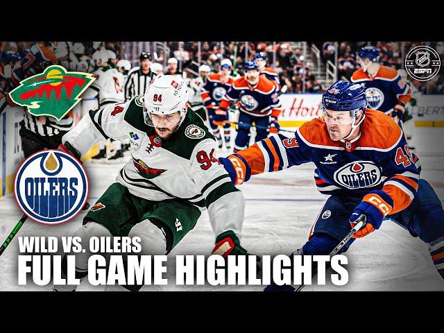 Minnesota Wild vs. Edmonton Oilers | Full Game Highlights | ESPN NHL