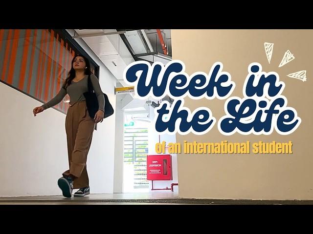 A week in Vi's life as an SP international student | classes, working,  hanging out with friends