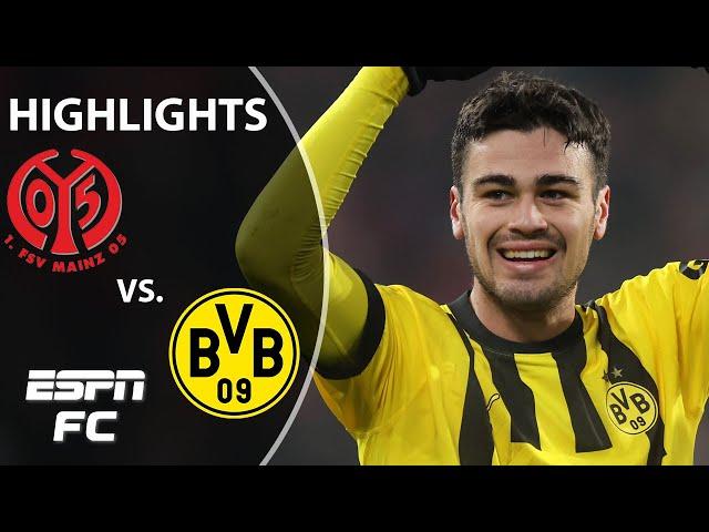  Gio Reyna with another late winner  Mainz vs. Borussia Dortmund | Bundesliga Highlights | ESPN FC