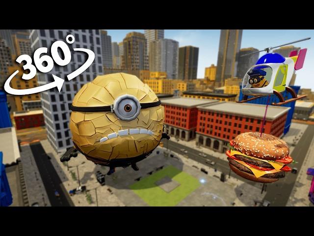 Crazy 360 VR Minions Experience with Mega Jerry!