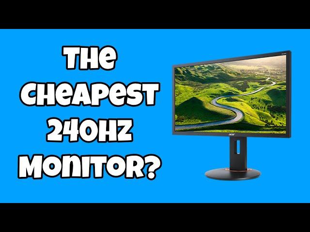 Cheapest 240hz Monitor!? Acer XF250Q 240hz Monitor Review