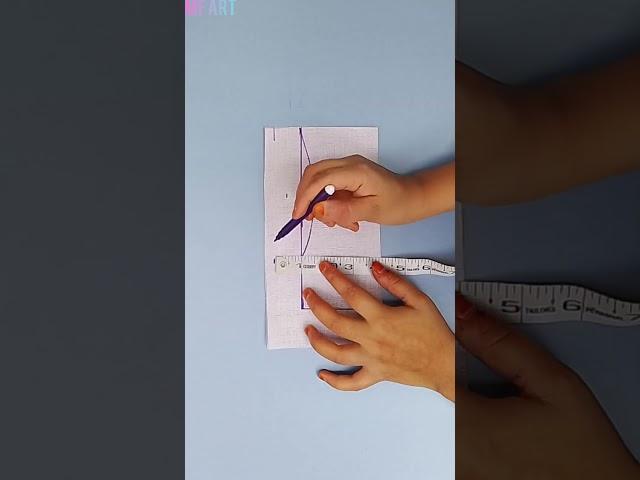 V shape neck design cutting|| simple neck design cutting#shorts