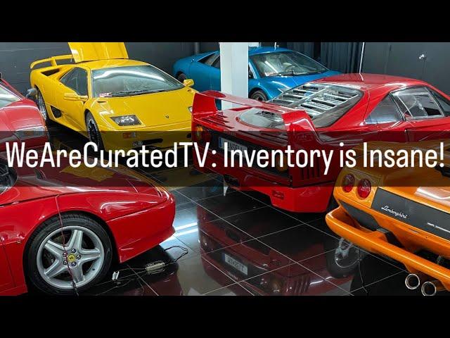 Curated Miami Showroom Inventory: Lamborghini, F40, Countach, Centenario!!