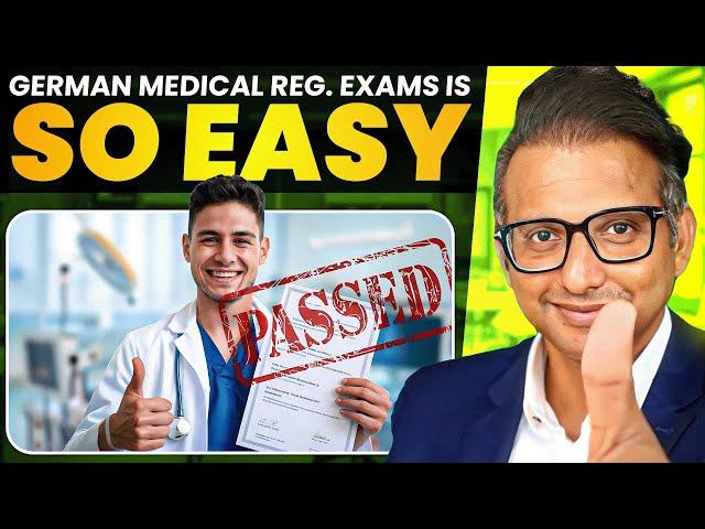 It’s SO EASY to PASS German Medical REGISTRATION EXAMS!