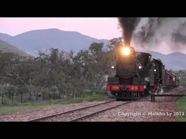 South Australian steam! - Pichi Richi Railway's NM25 and W22 double heading