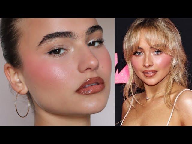 glowy, doll skin | in-depth sabrina carpenter makeup recreation 🫧