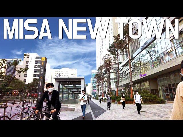 [KOREA]지하철 5호선으로 서울 접근성이 좋은 미사신도시MISA New Town[4K]