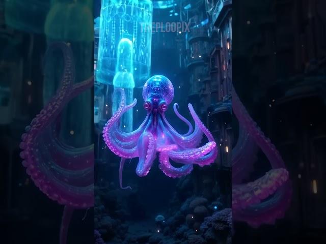 Octopus 2050 underwater Earth