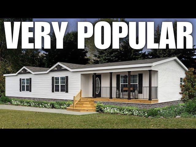 This mobile home model is a TOP pick among MANY! Prefab House Tour