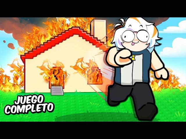 NO QUEMES LA CASA COMPLETO (DON'T BURN THE HOUSE DOWN ROBLOX)