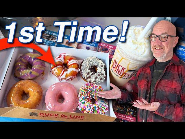 1st Time Eating at Duck Donuts in CANADA  Warm, Delicious & Made to Order