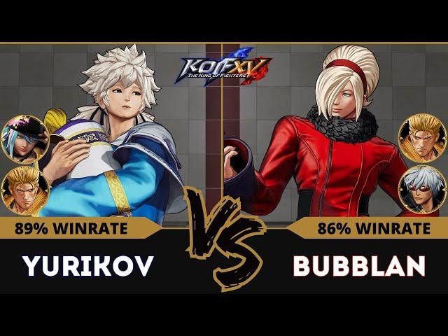 KOFXV⭐YURIKOV (Meitekun/Isla/Ryo) vs BUBBLAN (Ryo/K'/Ash) ⭐Ranked Match 09/24