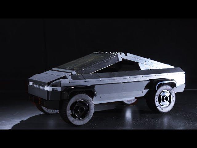 Building the Tesla Cybertruck in Lego