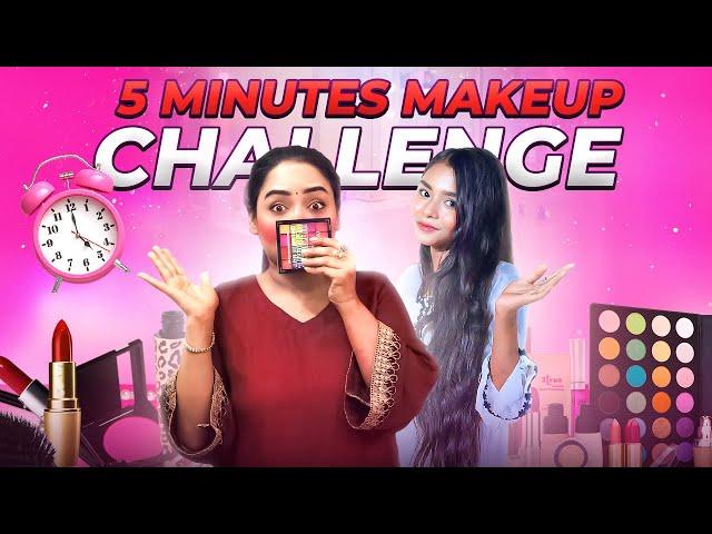 5 MINUTES MAKEUP CHALLENGE | BORNA HOSSAIN