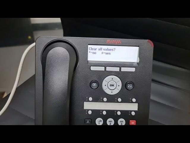 How to Factory Reset an Avaya 1608 IP Phone