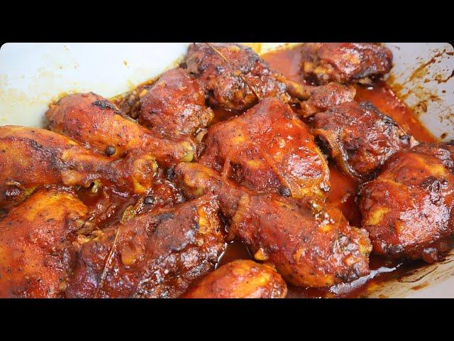 How To Make Jamaican Baked Chicken step By Step Recipe | Juicy Baked Chicken | Oven Baked Chicken