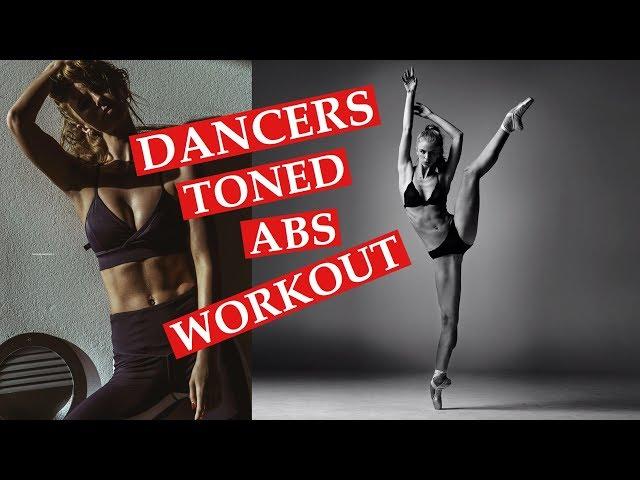 10 MIN TONED DANCERS ABS WORKOUT / TrainLikeaBallerina