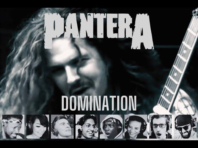 Pantera "Domination" (Official Music Video) - Multi-Reaction (Reactions Compilation) [Re-Uploaded]