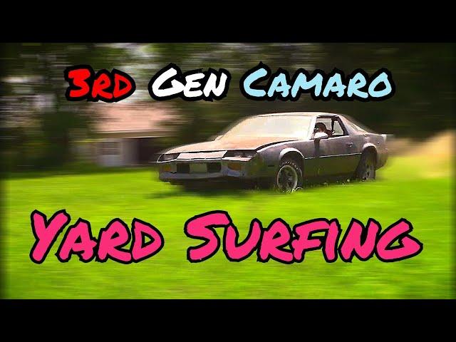 Reviving A 1986 Camaro: Drifting In The Back Yard!