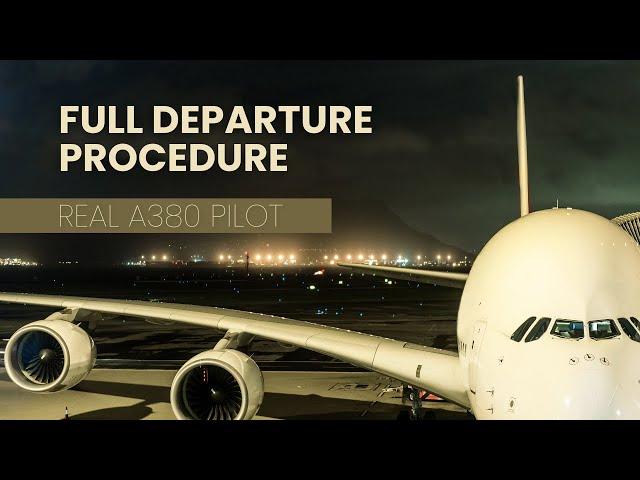 Full FBW A380 Departure with Real A380 Pilot | MSFS