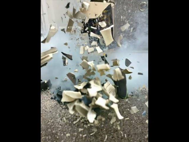 Exploding a shoe #pika #ai #shorts #viral