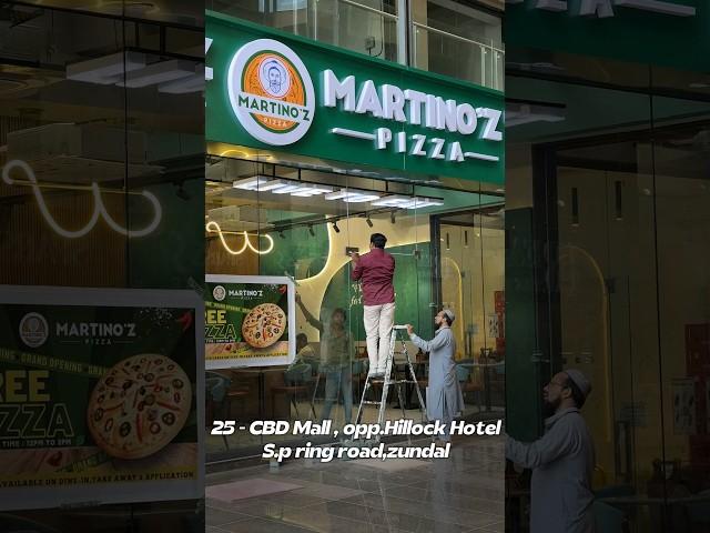 Ahmedabad, the wait is over!  Martino'z Pizza is now at CBD Mall, Zundal! 