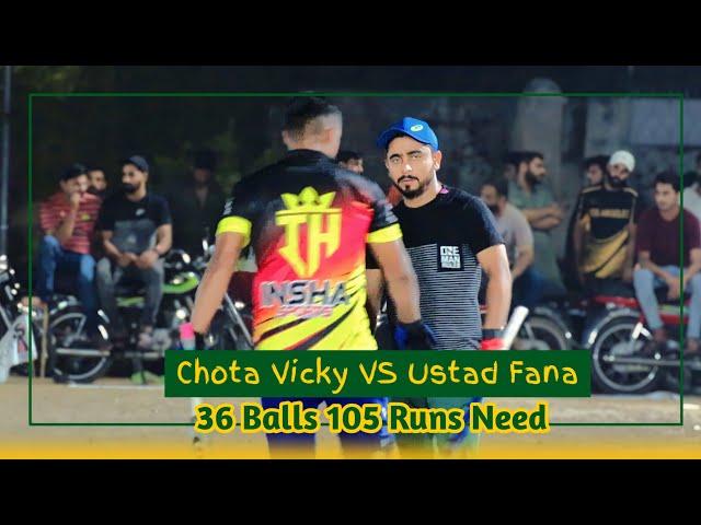 Chota Vicky Multan Vs Chota Fana Biggest Fighting Match || 36 Balls Need 105 Runs || Rajpoot Cricket