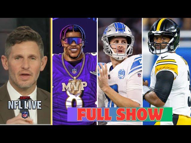 Full NFL LIVE | ESPN breaks Week 10: Lamar is MVP - Ravens will destroy Bengals - Steelers? - Lions?