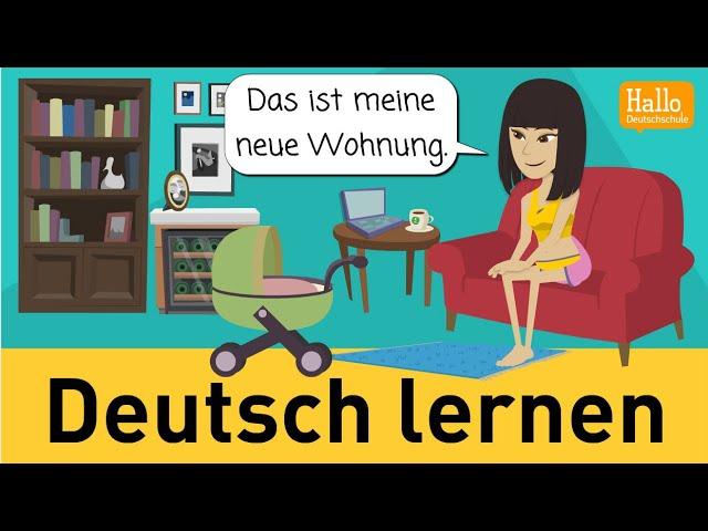 Learning German with Dialogues / Lesson 15 / How do you like your apartment? / Pronunciation of "h"