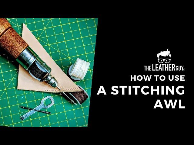 How to Use the Stitching Awl