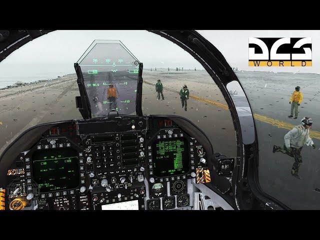 DCS: Rain Storm Supercarrier Operations | Best Carrier Available For 2021