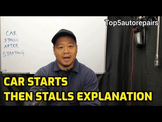 CAR STARTS THEN STALLS AND SHUTS OFF | CAR WON'T STAY RUNNING AFTER START UP