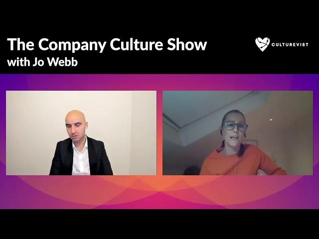 Company culture and wellbeing - with Jo Webb - The Culturevist Show highlights