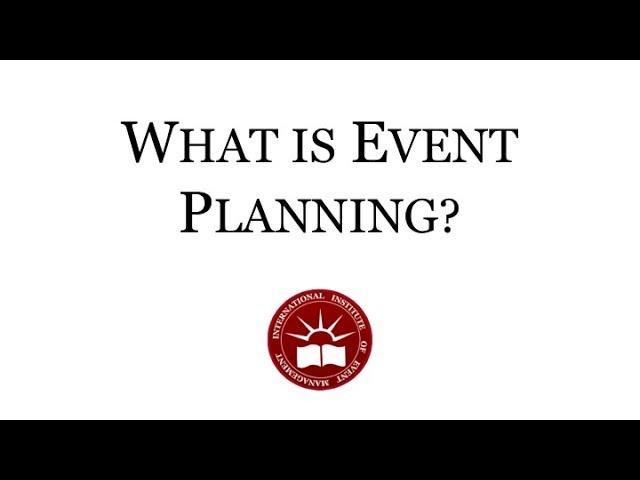 What is Event Management?