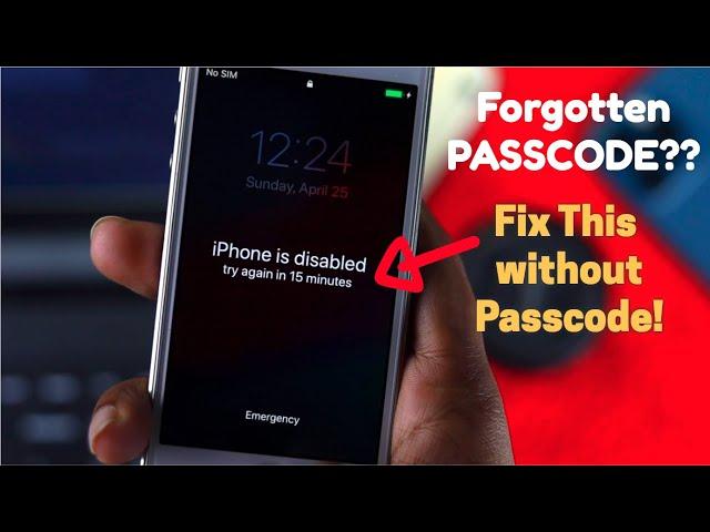 How to Remove Forgotten PASSCODE iPhone 5S, 5C, 5 [Bypass LockScreen]